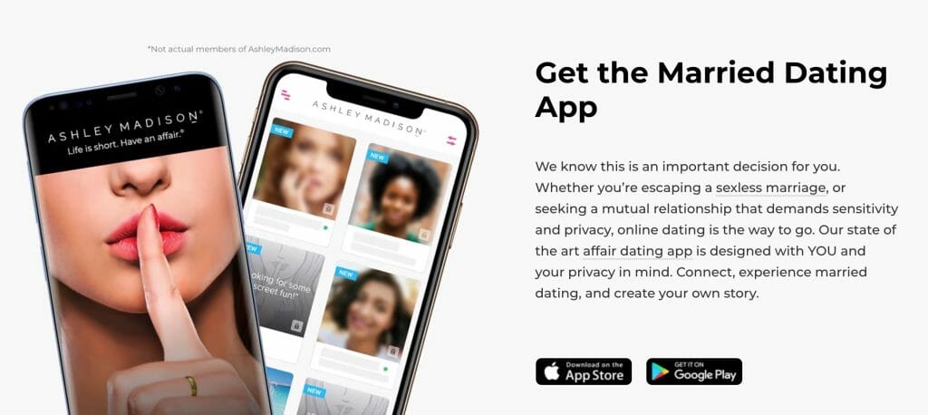 Ashley Madison app