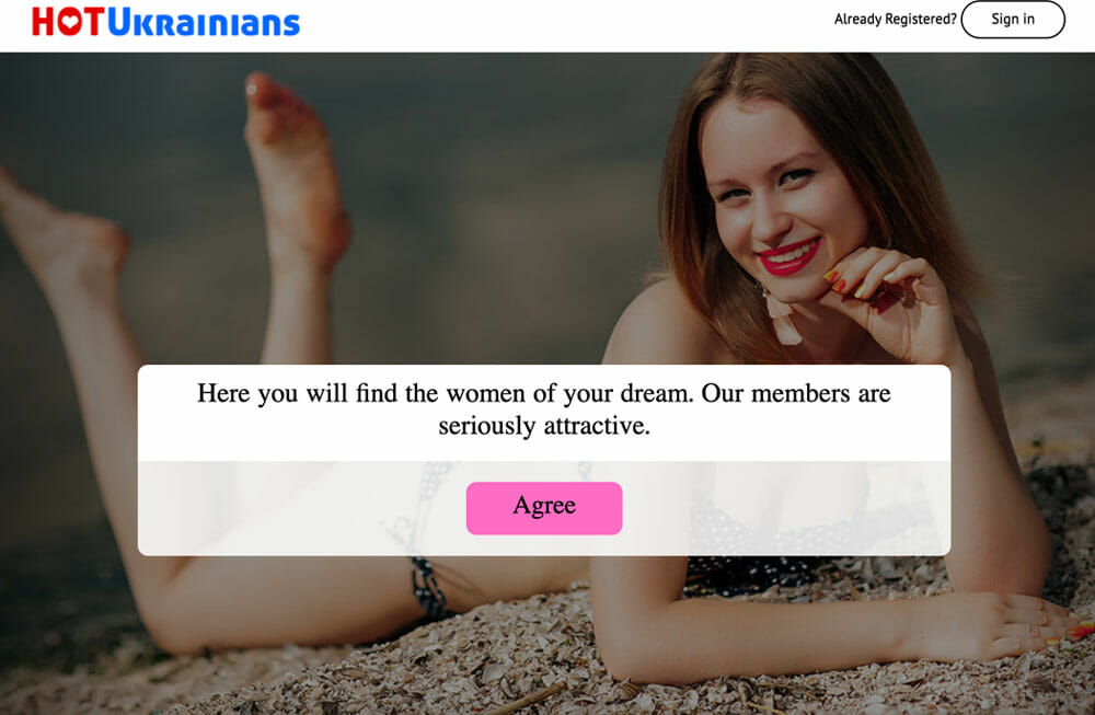 HotUkrainians main page